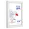 Frame USA Corporate Thin White Satin Single Image Picture Frame
